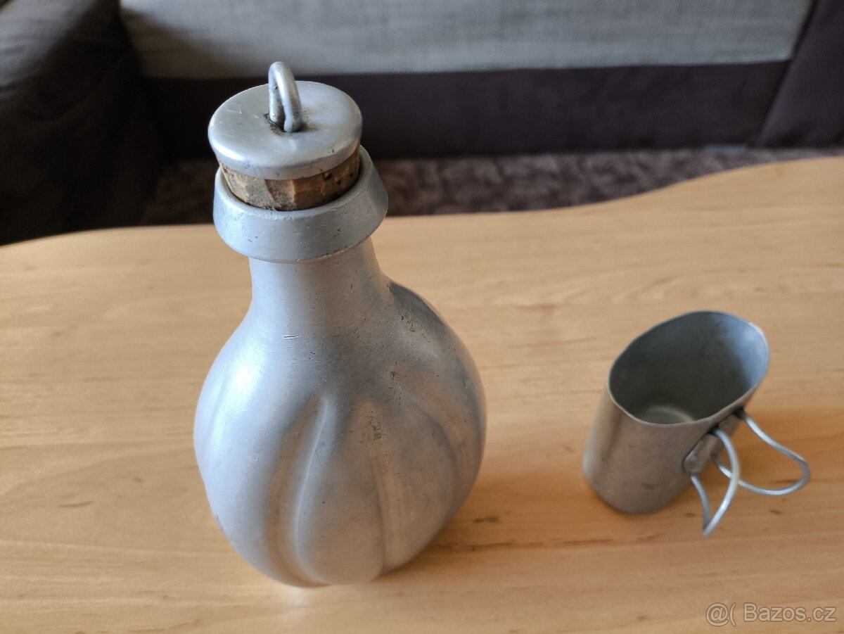 polní láhev, čutora + pítko - 4