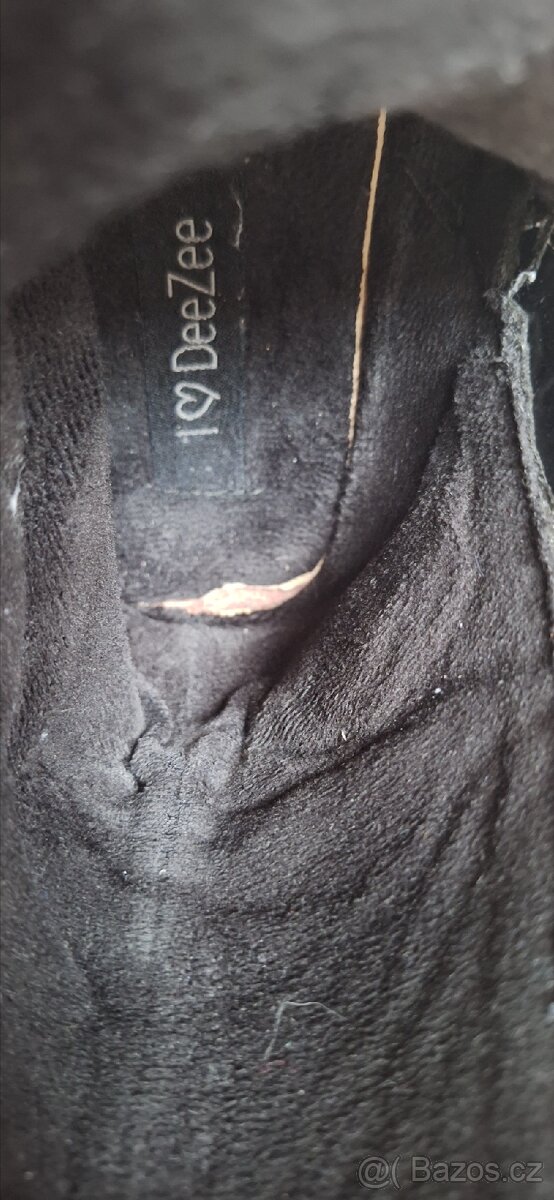 Dámské vysoké boty zn. DeeZee, vel. 38 - 4