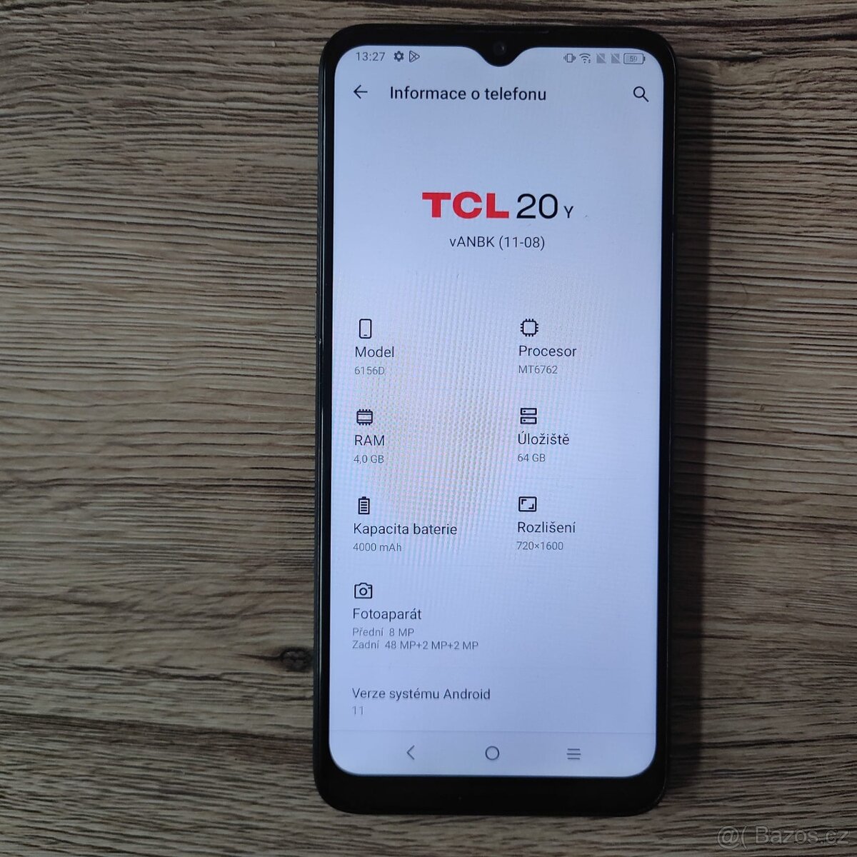 TCL 20Y- 6,52"/4GB RAM/ 64GB ROM/ GPS/ Black - 4