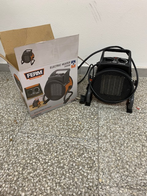 Elektrické topidlo, topení FERM 2KW - 4