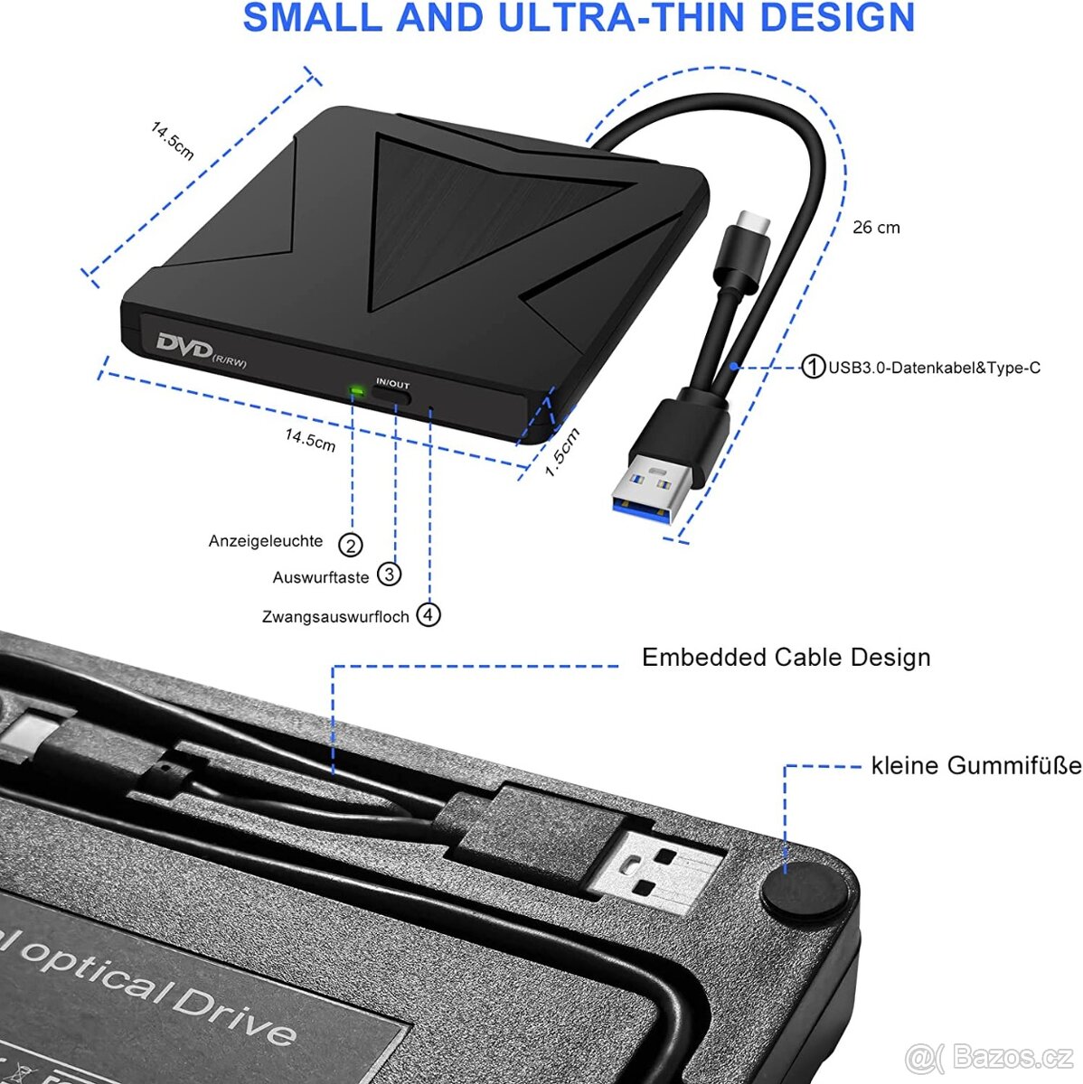 Externí CD/DVD mechanika - 4