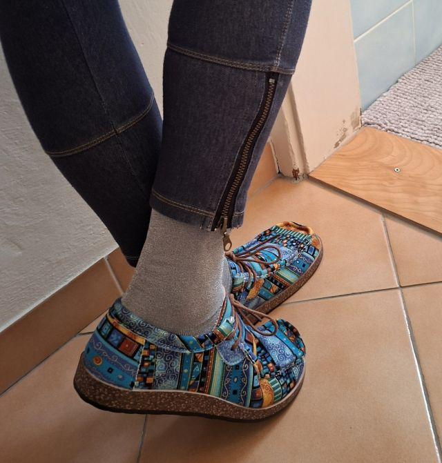 Mokasíny design patchwork č. 40 (fakticky 39) - 4