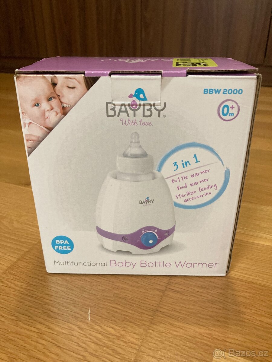 Ohrivac lahvi mleka a prikrmu - 4