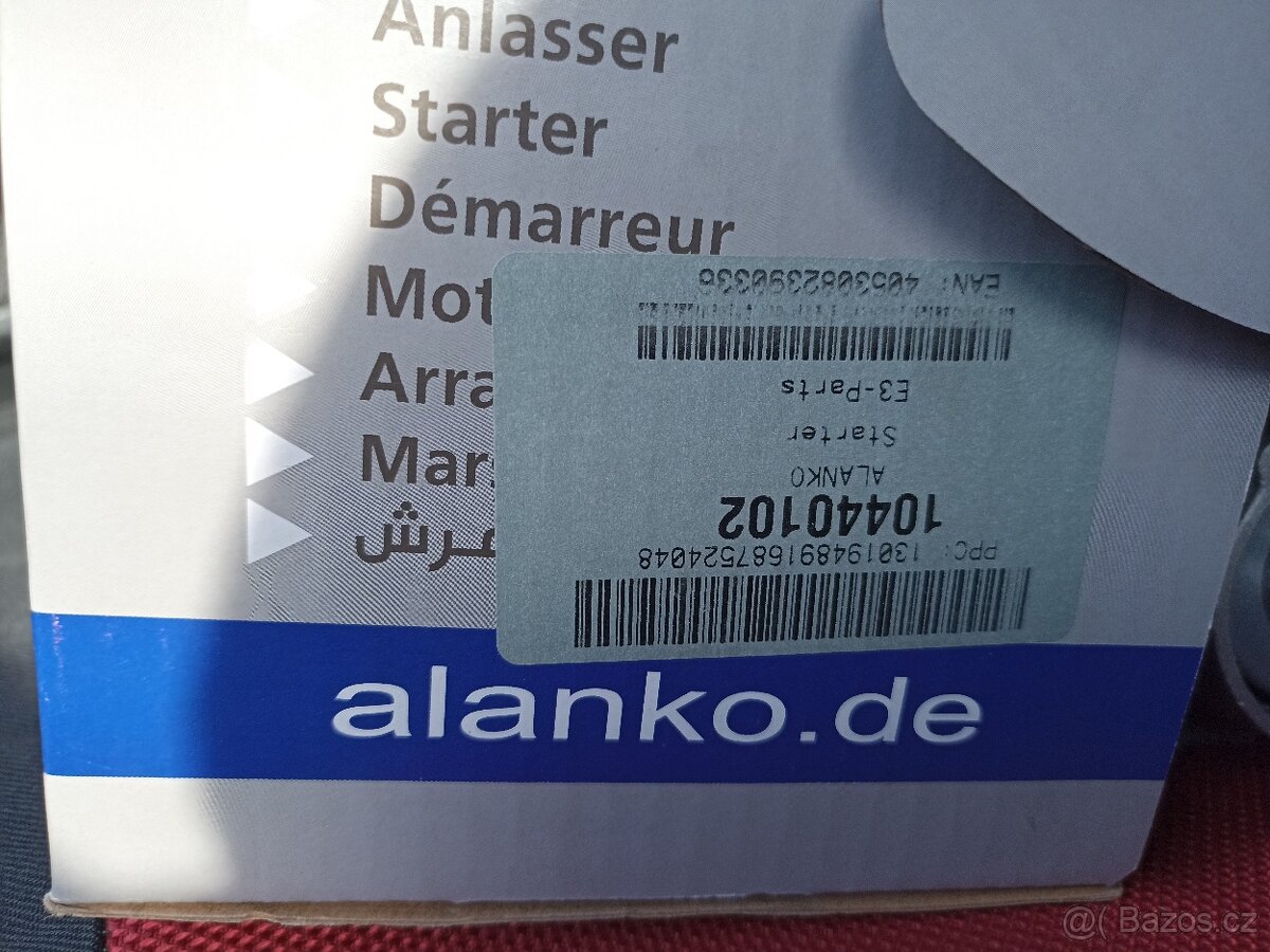 startér 12V, 0,9 kW - 4