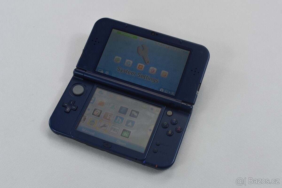 New Nintendo 3DS XL Metallic - Blue - 4