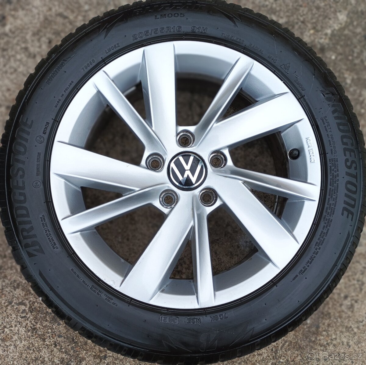 Originální zimní kola Gavia VW Golf VII 5x112 R16 - 4