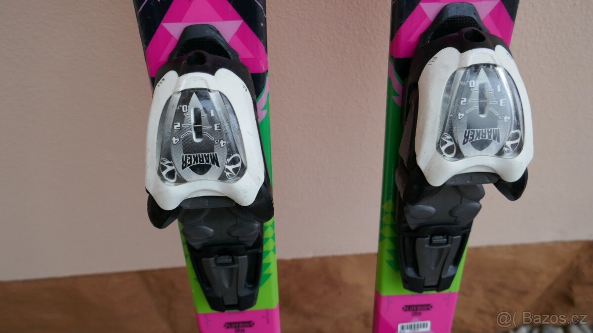 DÍVČÍ DĚTSKÉ LYŽE K2 LUV BUG/VÁZÁNÍ MARKER 4.5 - 4