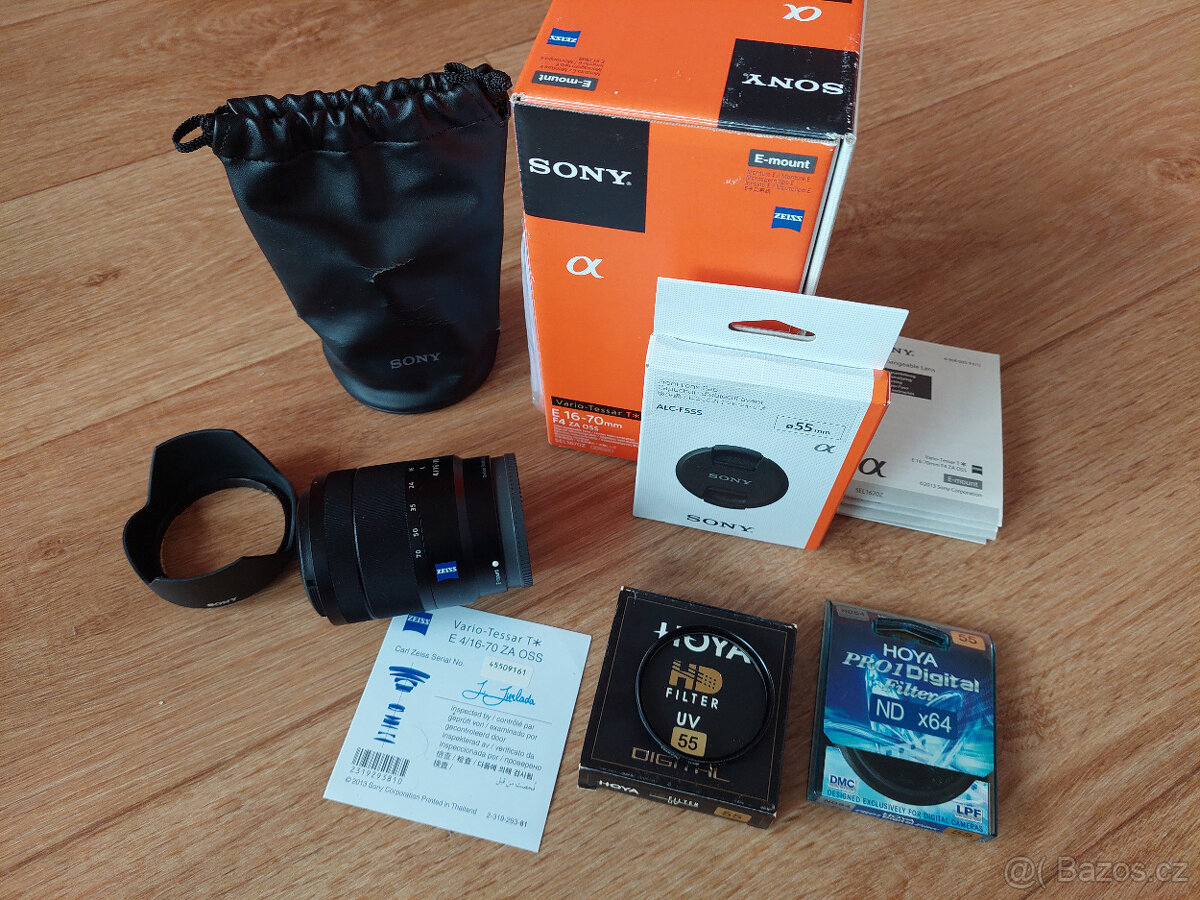 Objektiv Sony 16-70 mm f/4 ZA OSS E Vario-Tessar T ZEISS - 4