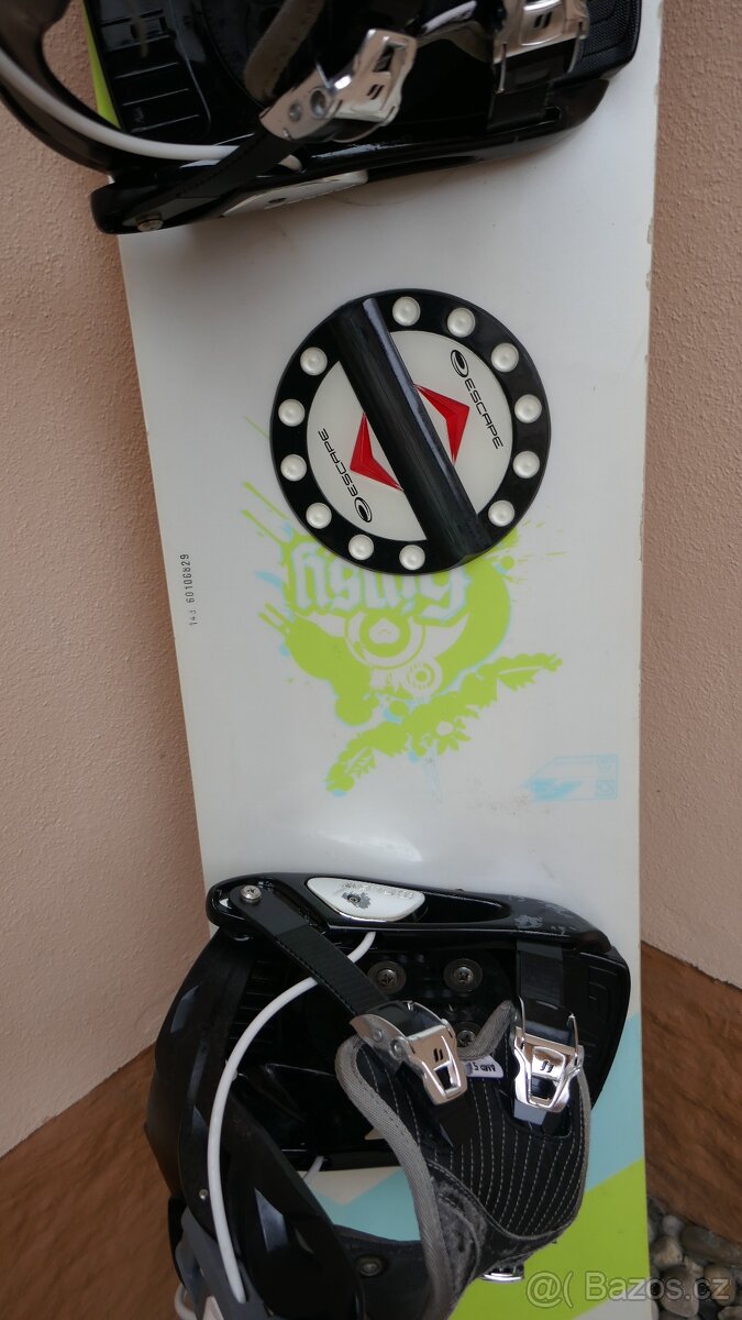 SNOWBOARD F2 143CM/VÁZÁNÍ FLOW - 4