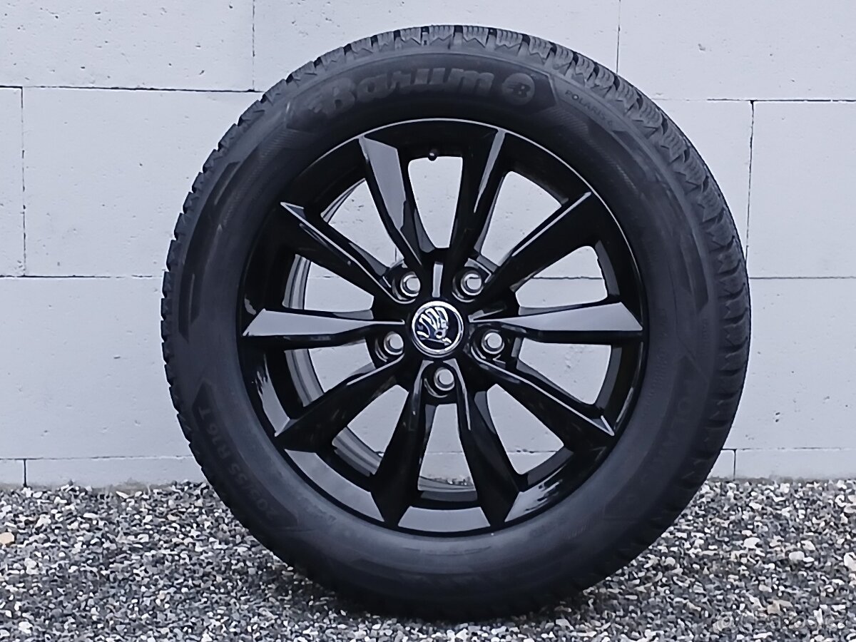 Nová zimní orig alu kola Škoda Octavia 3, 205/55/16 - 4
