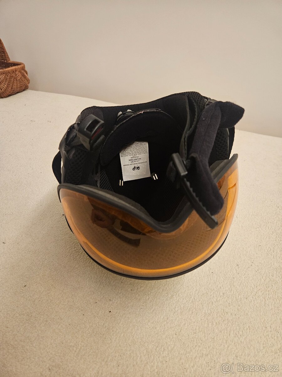 Dětská lyžařská helma Mango ROCKY PRO s visorem (štítem) - 4