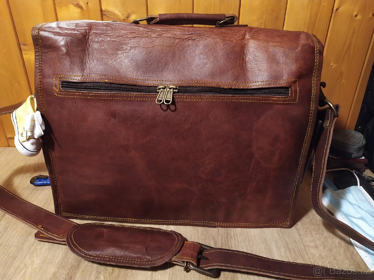 Kožená taška z Indie - 4