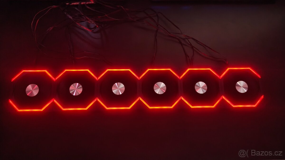 Prodám 6x 120mm ventilátorů s PWM+3.pin ARGB - 4