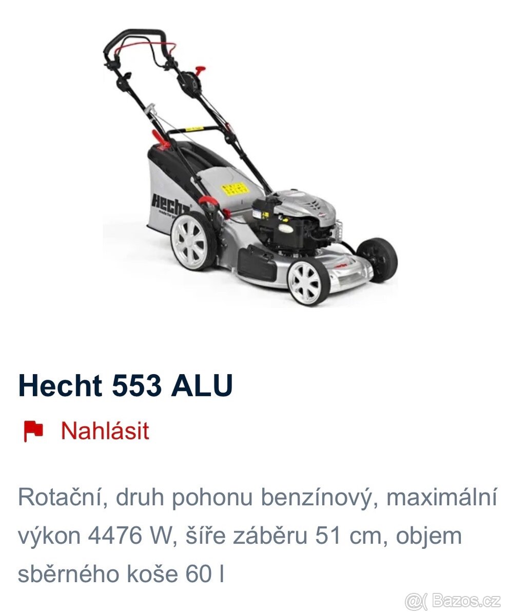 Benzínová sekačka hecht - 4