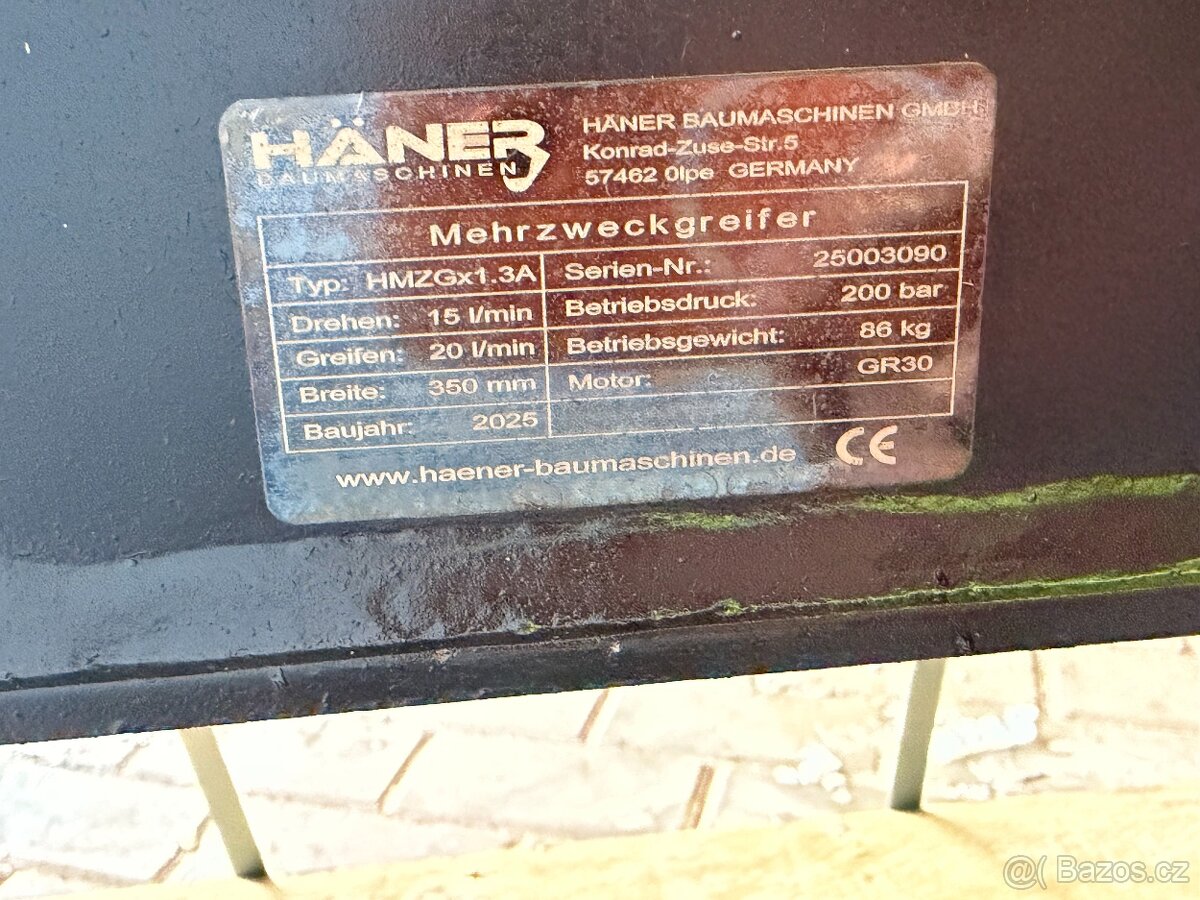 Hydraulické kleště rotační Haner NOVÉ - 4
