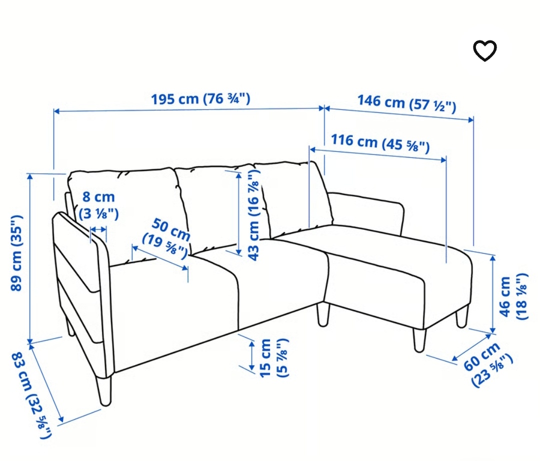 Sedačka IKEA Angersby - 4
