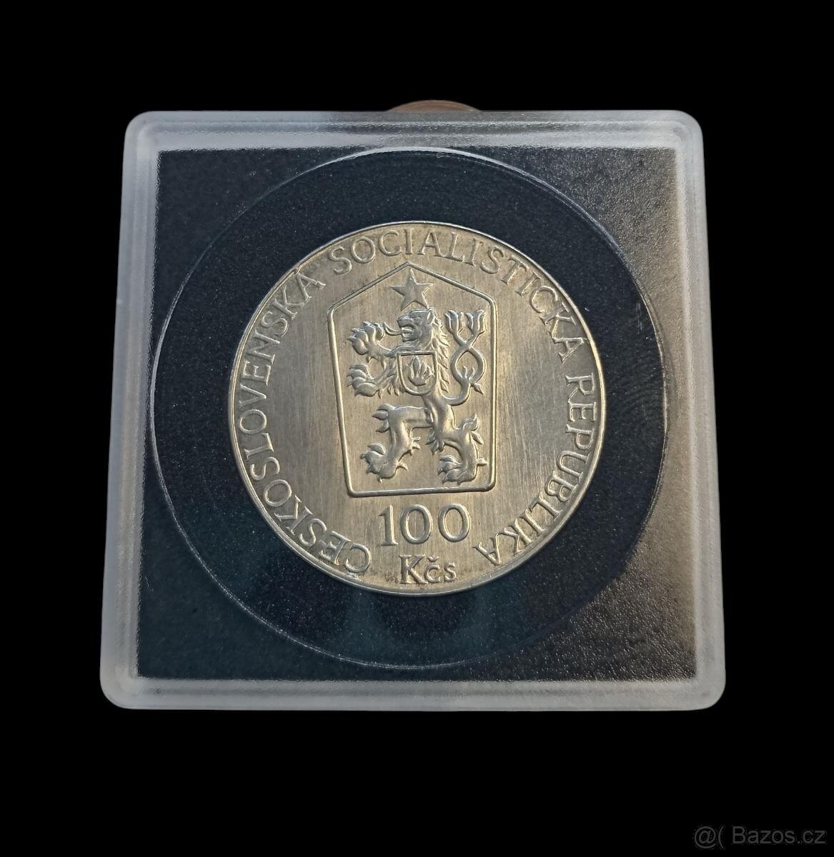 Stříbrná 100 Koruna 1989 - 17. Listopad - 4