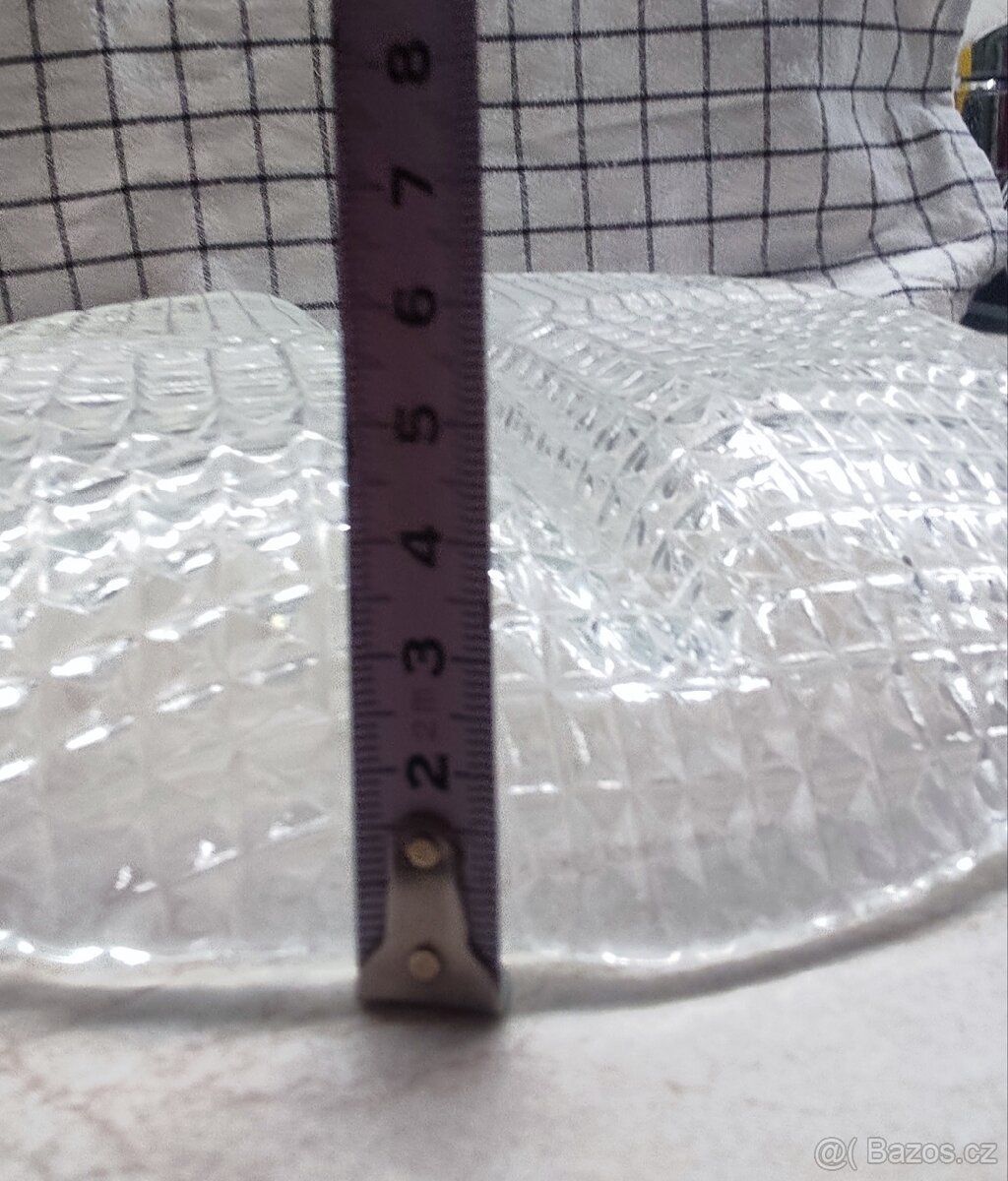 Retro servírovací talíř na keksy dělený - 4