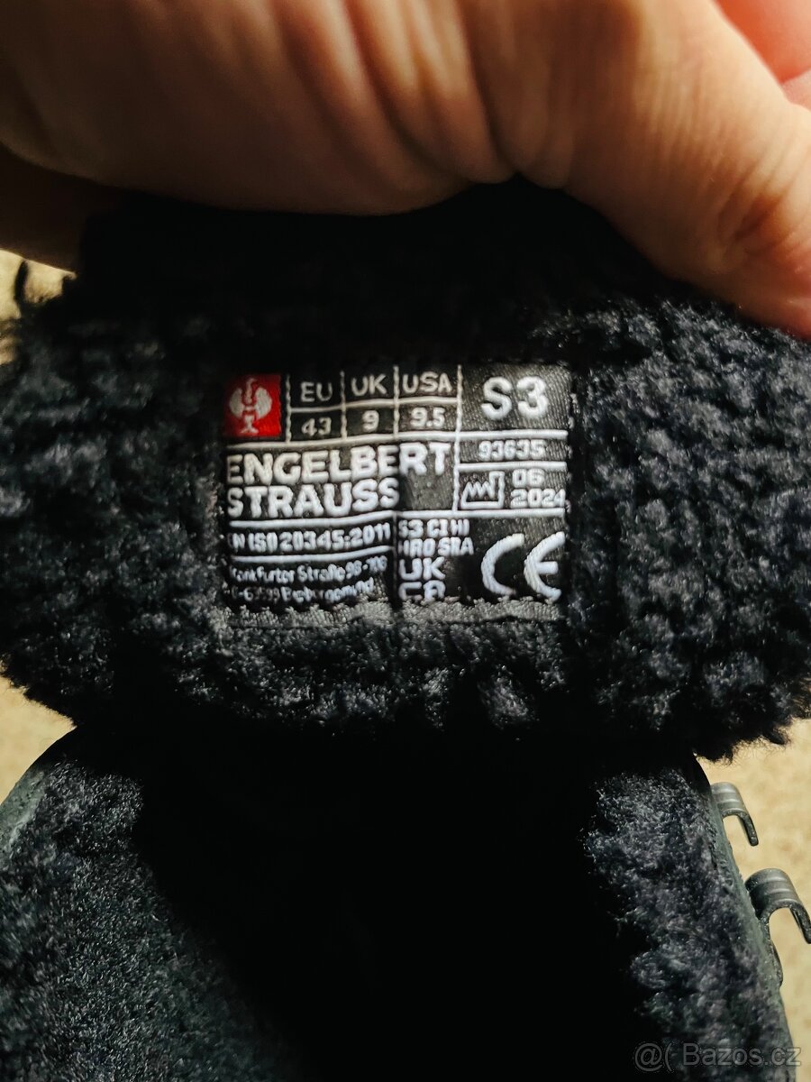 Zimní pracovní boty Engelbert strauss vel.43 - 4