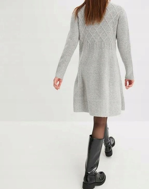 Moc teplé pletené šaty 46/48 - 4