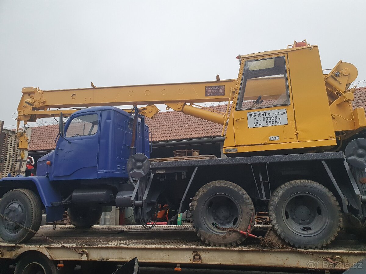 Autojeřáb Praga V3S AD80 - 4