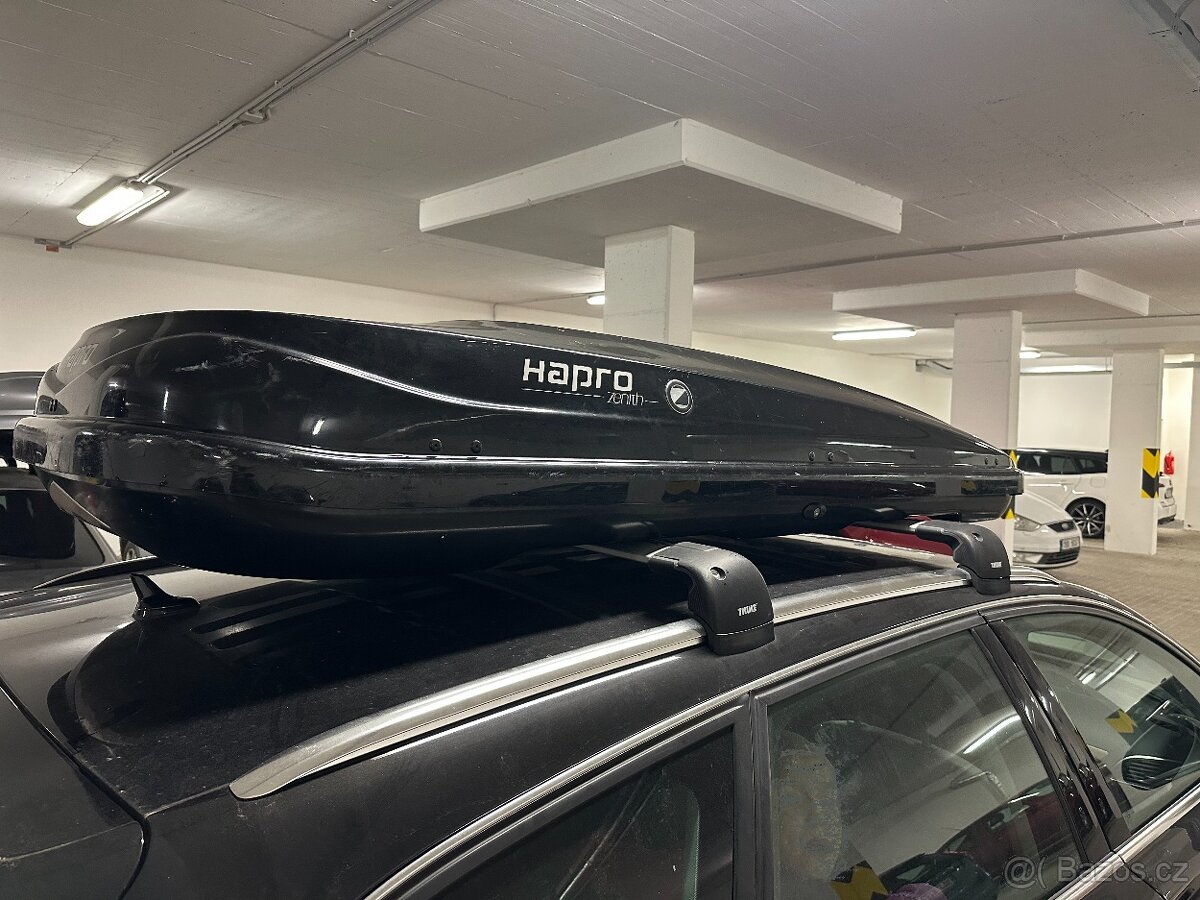 Střešní Box Hapro Zenith 8.6 + Nosiče - Příčníky Thule - 4