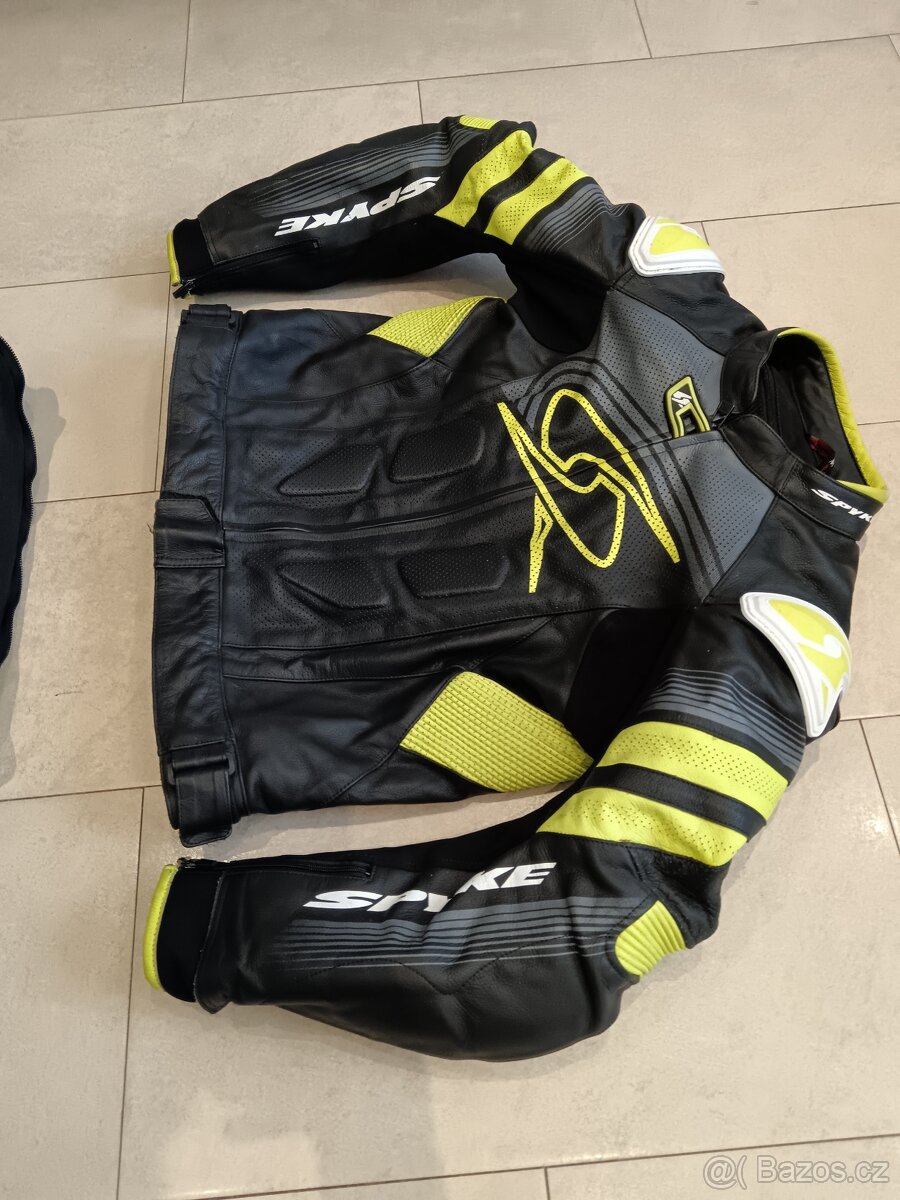 Spyke Estoril Sport-Pánská kožená moto kombinéza, dvoudílná - 4