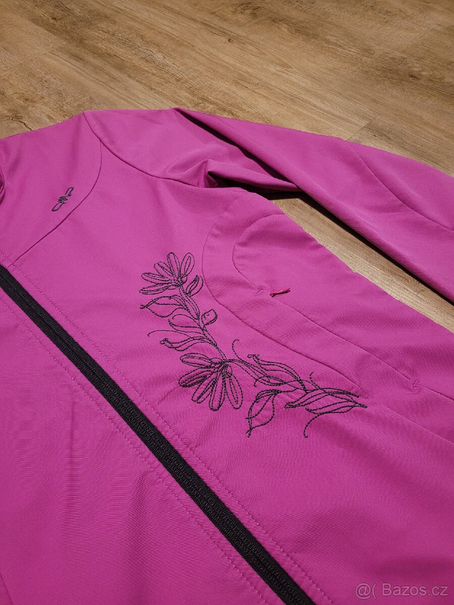 Lehká růžová softshellová bunda CMP - 4