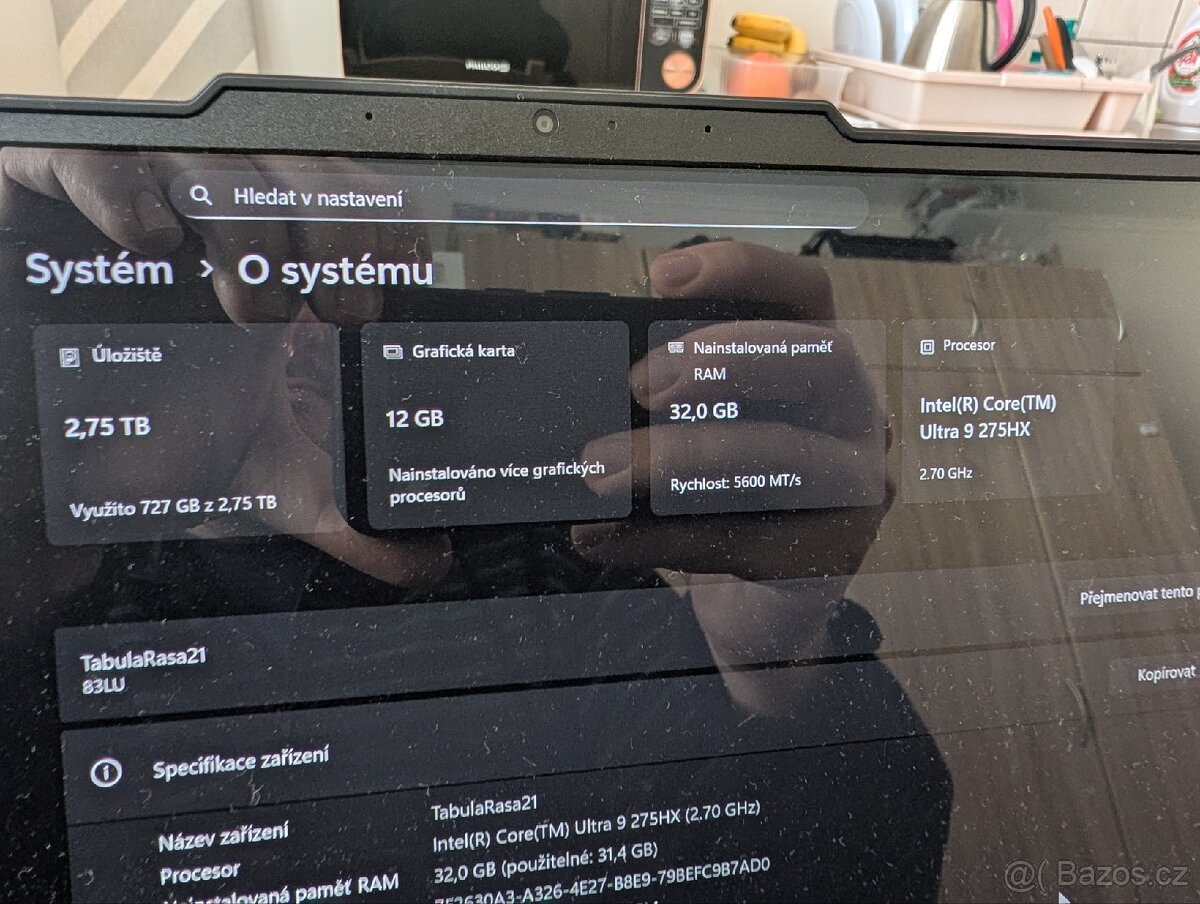Herní Lenovo Legion Pro 5 16IAX10H Eclipse Black - 4