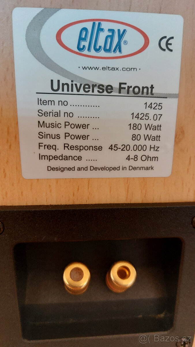 3pásmové reprobedny Eltax - Universe Front - 4