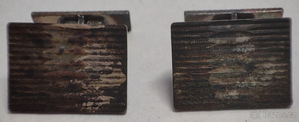 Stříbrné manžetové knoflíky - 4