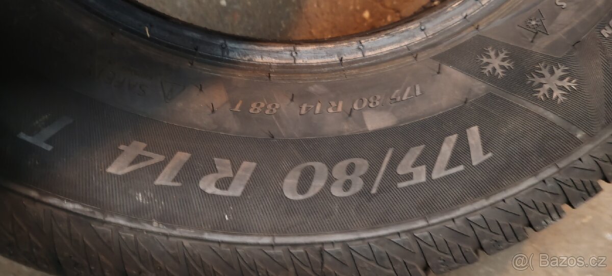 Zimní pneumatiky Matador 175/80R14 88T 7,00mm - 4