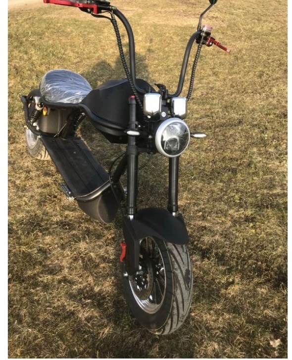 Elektro koloběžka 2000w černá barva - 4