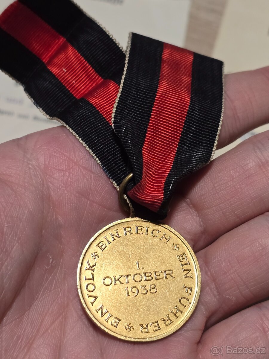 Pamětní medaile na připojení Sudet - 4