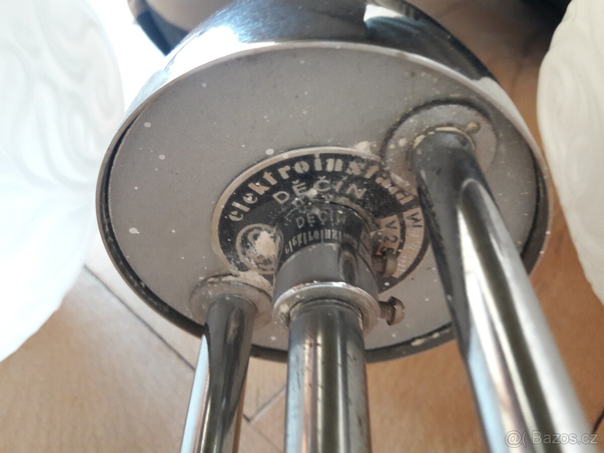 Lustr dvouramenný chrom - 4