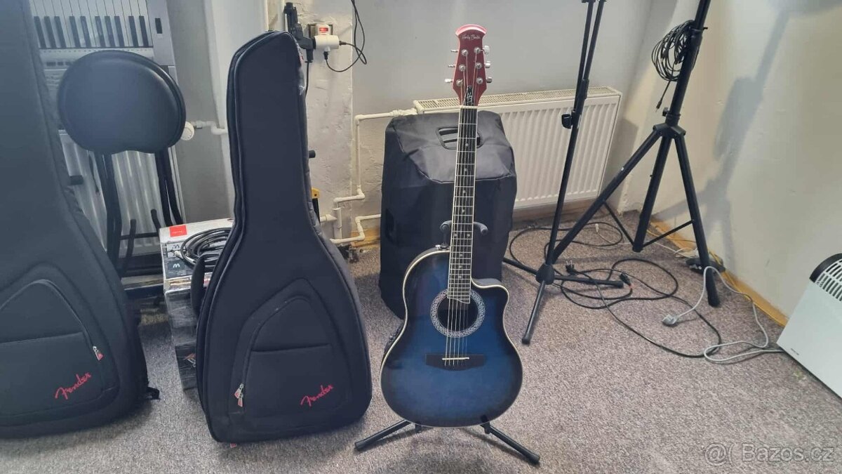Prodám elektroakustiku Harley Benton HBO-600TB - 4