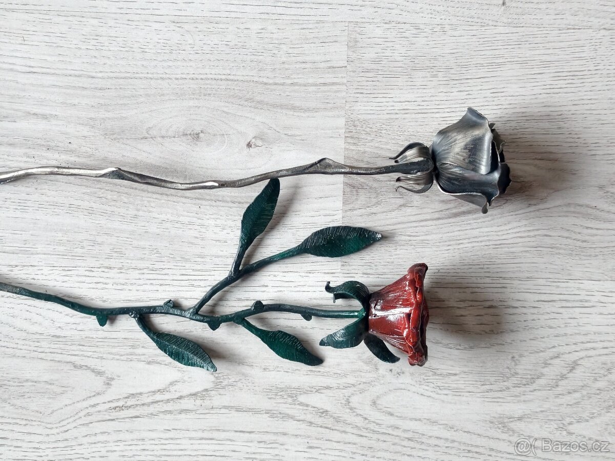 Ručně Kovaná růže - 4