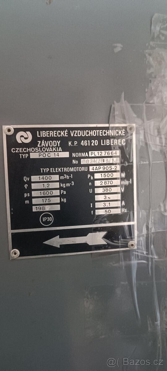 Prodám použité odsávání prachu POC-14 POC14 - 4