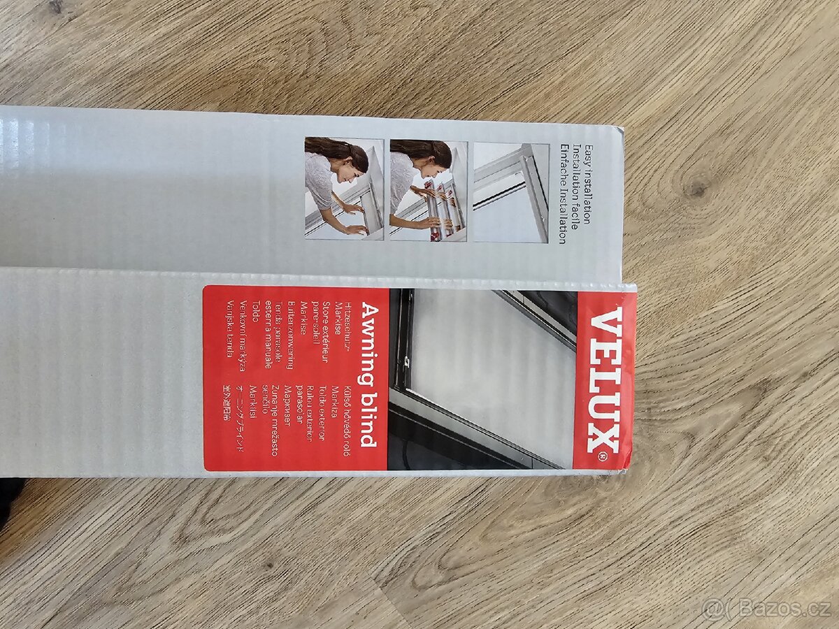 Velux venkovní clona + vnitřní plisé - 4