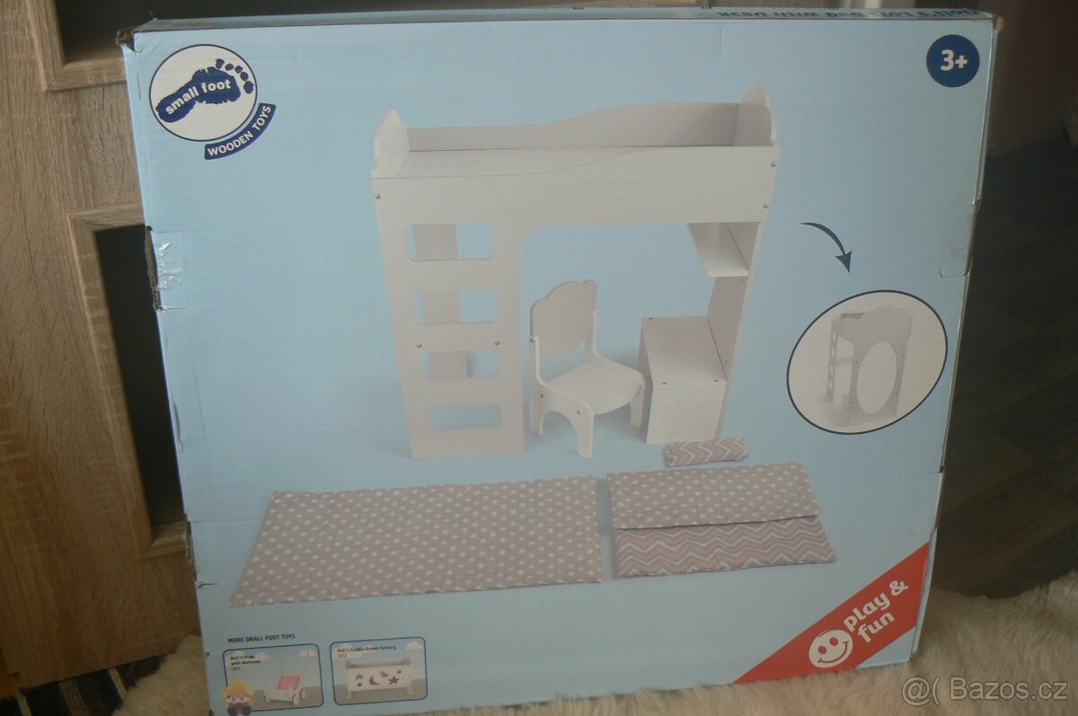 Dřevěná postýlka pro panenku - 4