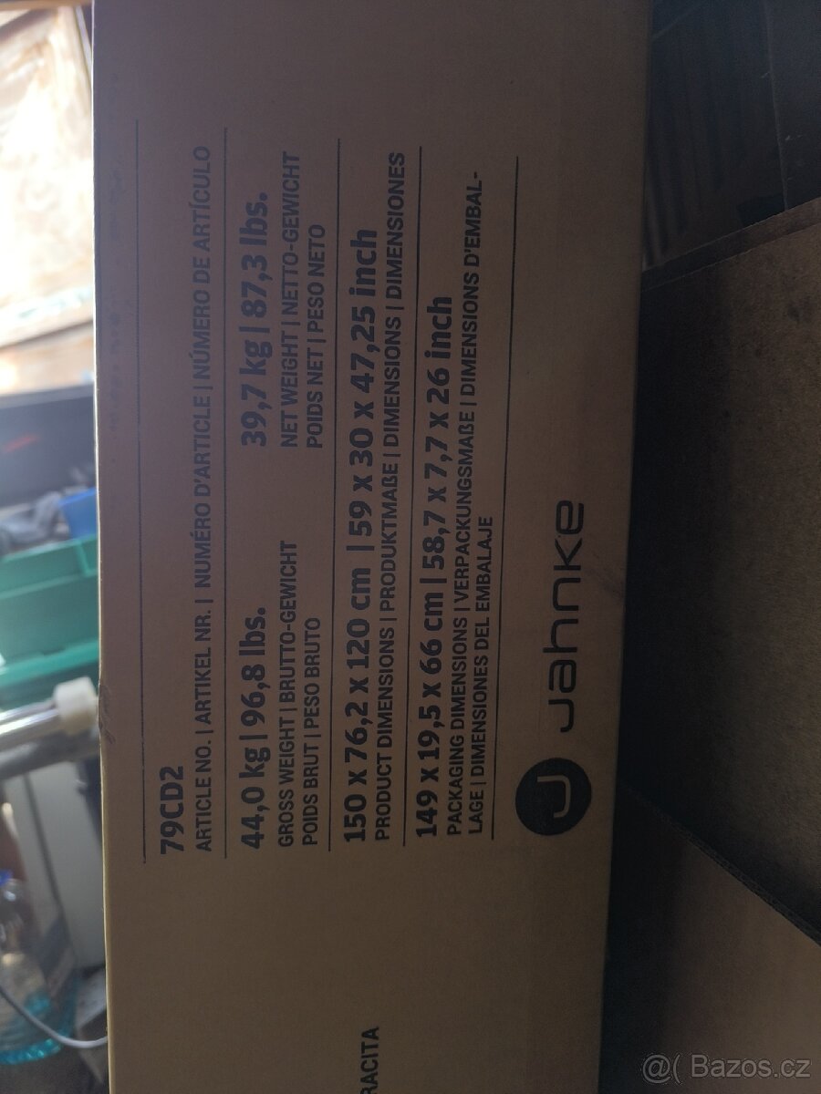 Rohový psací stůl Jahnke LOOP C150 E – nový, zabalený - 4