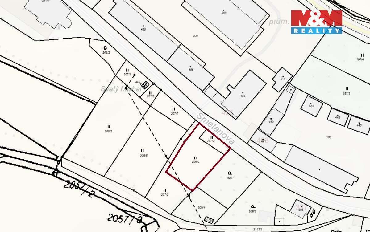 Prodej, stavební parcela 897 m2, Kašperské Hory - 4