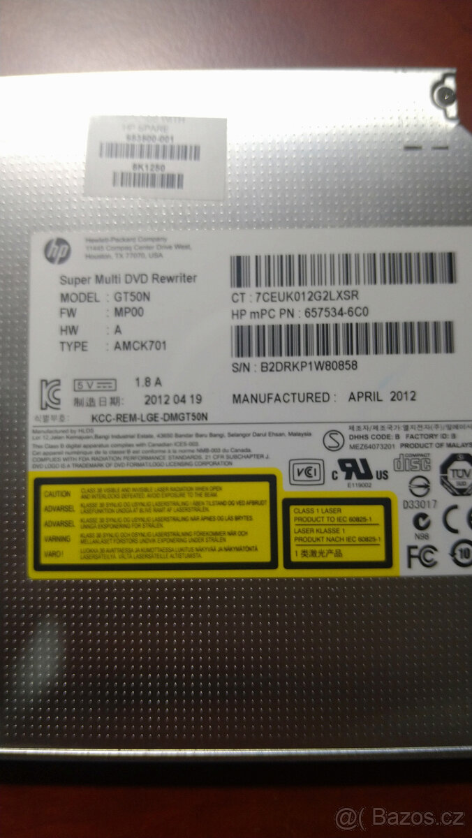 DVD-RW mechanika pro Notebook - 4