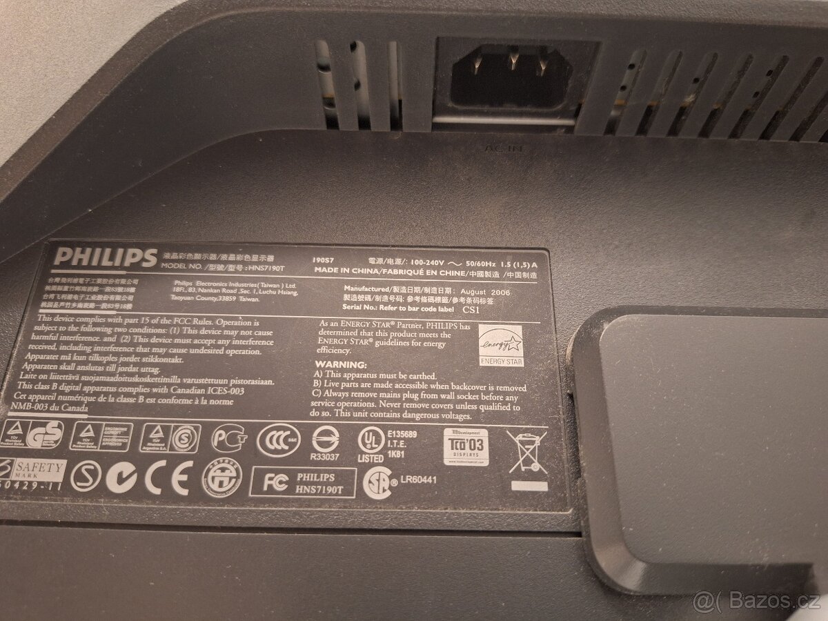 LCD monitor Philips 19" - plně funkční - 4