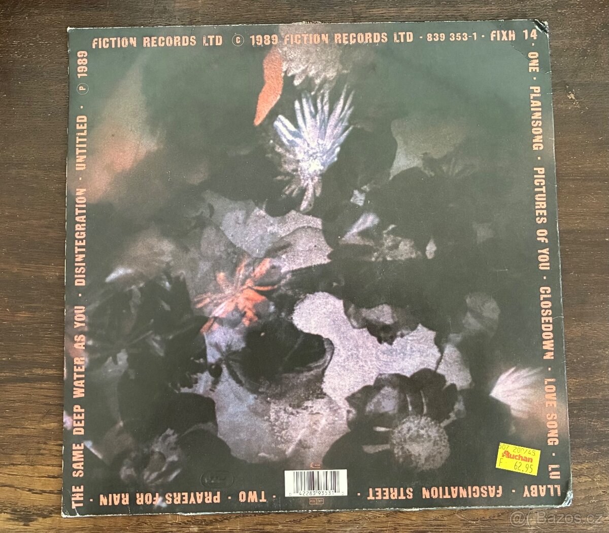 LP The Cure - Disintergration - 4