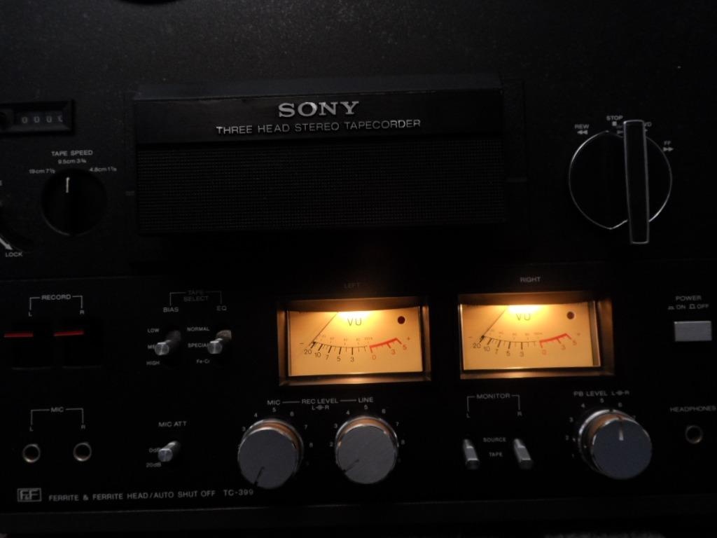 Japonský magnetofon Sony TC-399 - 4