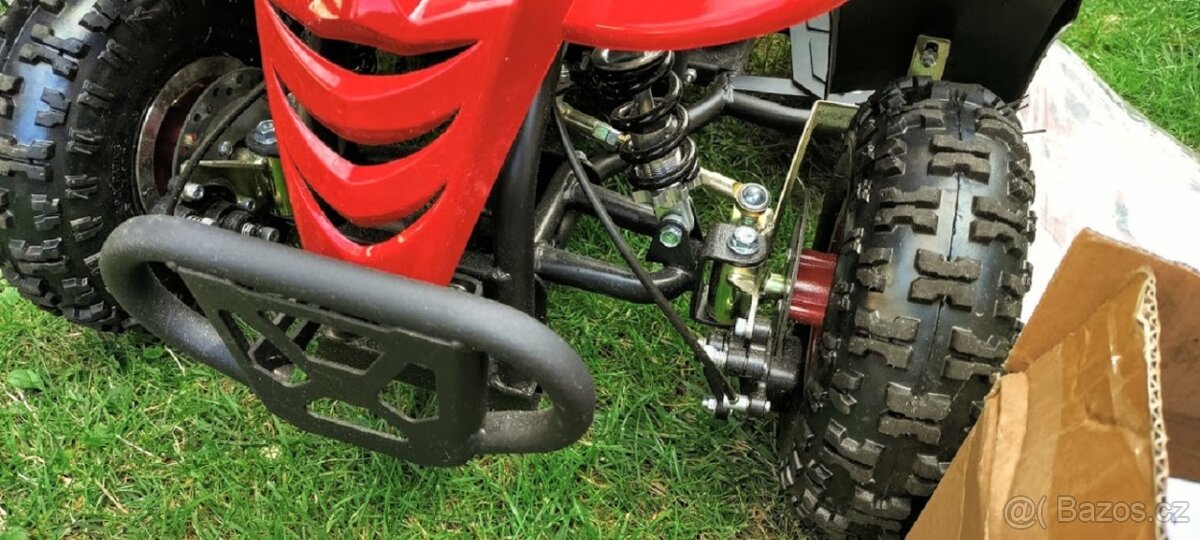Nová červená dětská čtyřkolka 50ccm DRG