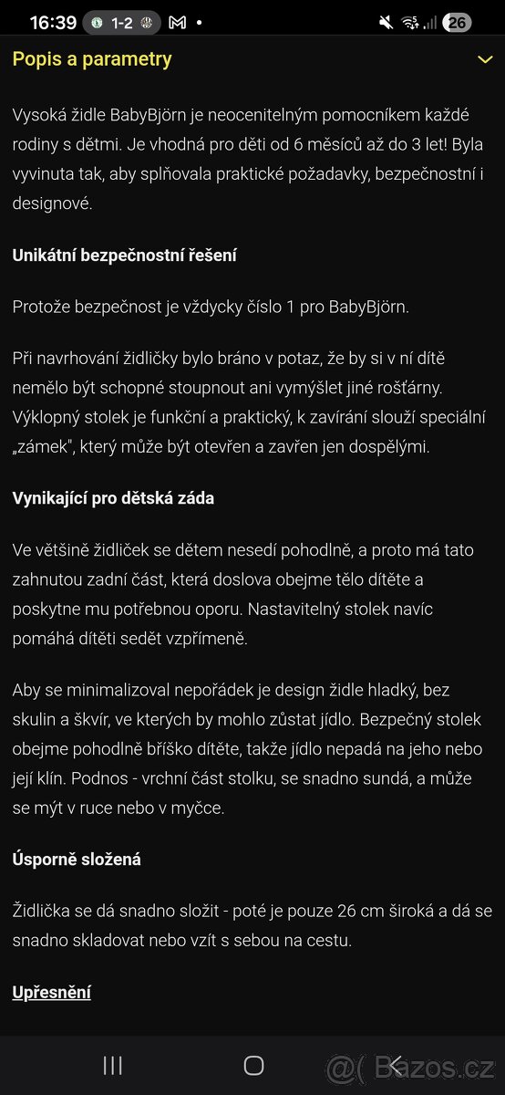 Zidlicka jidelni - 4