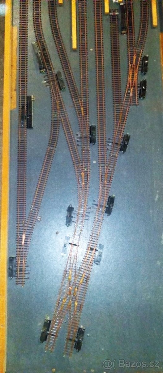 Kolejiště H0, modelová železnice, profilové koleje - 4