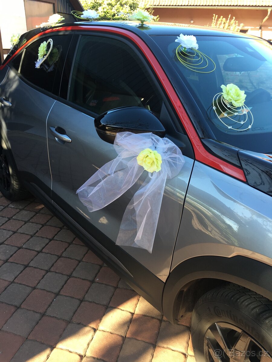 Svatební dekorace na auto - 4